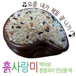 [흙사랑미] 맛있는 혼합곡쌀 백미에 7가지 곡식을 섞어 놓은 혼합곡 (자취생 / 캠핑 / 가정 / 답례품추천)