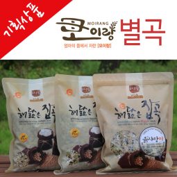 [모이랑별곡] 잡곡선물세트 1kg×3종 혼합곡 별별곡식모음 기획상품 (가정에서~ 답례품~ 선물추천)