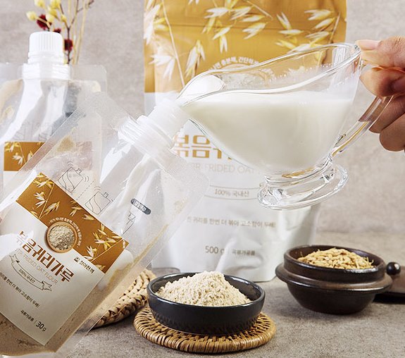 청아한끼 볶음귀리가루 파우치 30g x 10개