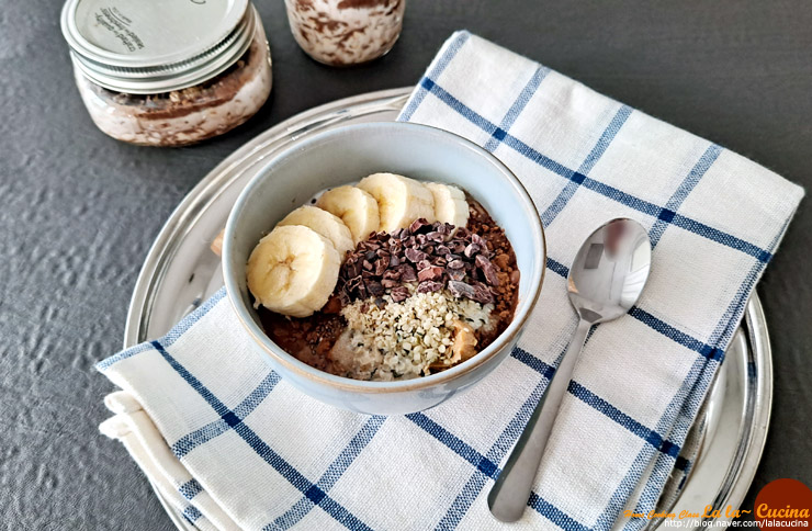 오버나이트 오트밀 오나오 레시피