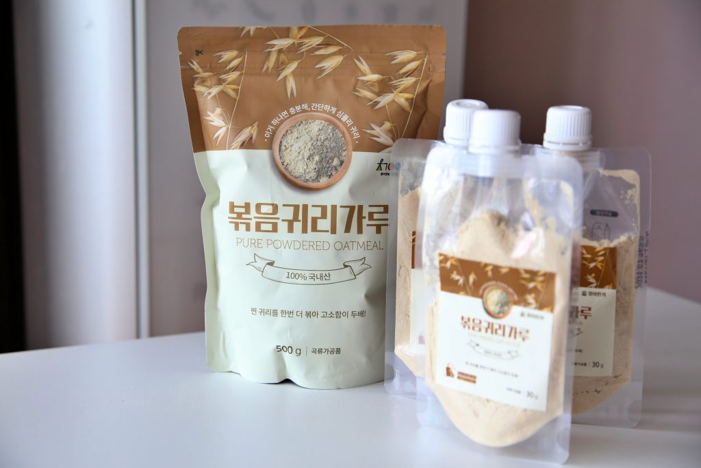 볶음귀리가루 청아한끼 간단히 먹기 귀리우유 효능