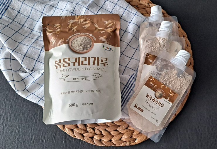 귀리 효능 먹는법 청아한끼 볶음귀리가루 든든하게~