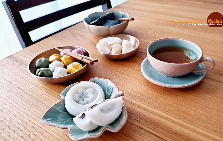 굳지 않는 떡 단풍고을 한입쿨떡 정읍 단풍미인쇼핑몰