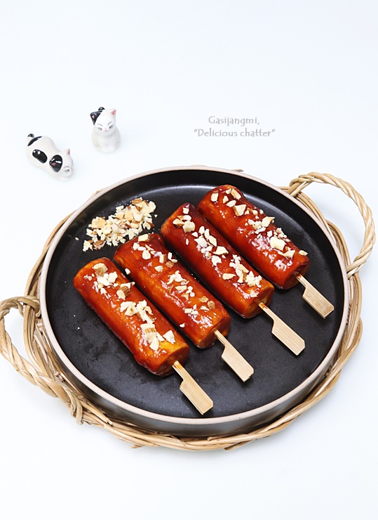 가래떡꼬치구이 말랑말랑 맛있는 에어프라이어요리!