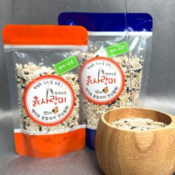 [씻어나온쌀 흙사랑미] 맛있는 혼합곡쌀 낱개 소포장세트 (자취생, 여행, 캠핑, 가정에서, 답례품추천)