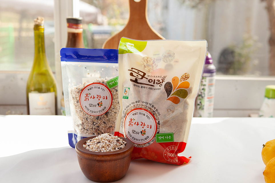 캠핑 압력밥솥으로 맛있는 밥 짓기 씻어나온 쌀 흙사랑미로