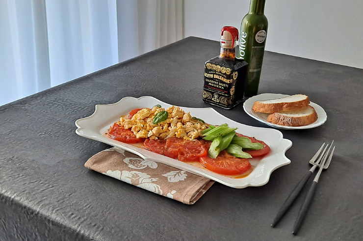 토마토 계란볶음 세상간단 이탈리아느낌으로