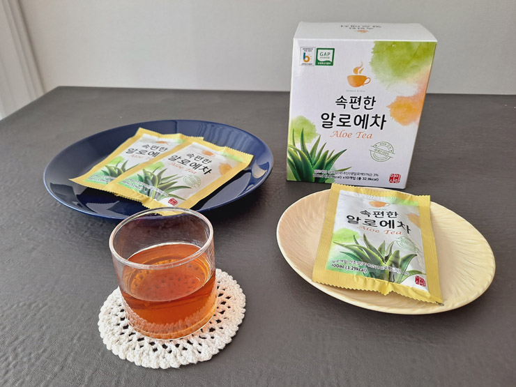 속편한 알로에차 먹기 편하네요
