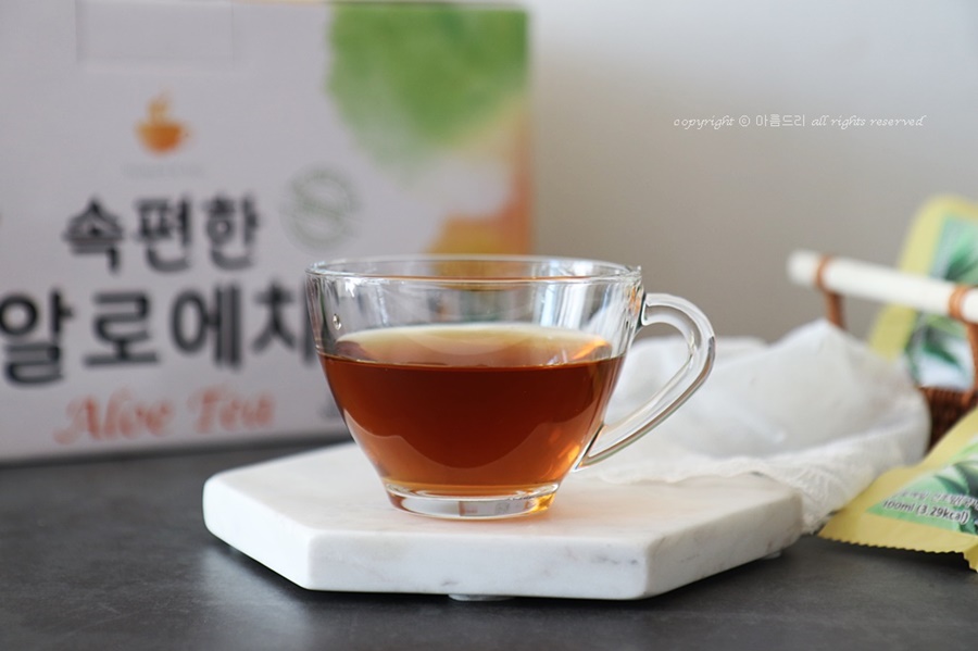 속편한 알로에차! 온 가족이 즐길 수 있는 건강차~~