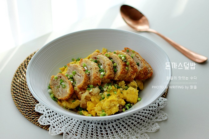 돈까스 에어프라이어로 치즈 돈까스 덮밥도 간편하고 맛있게...