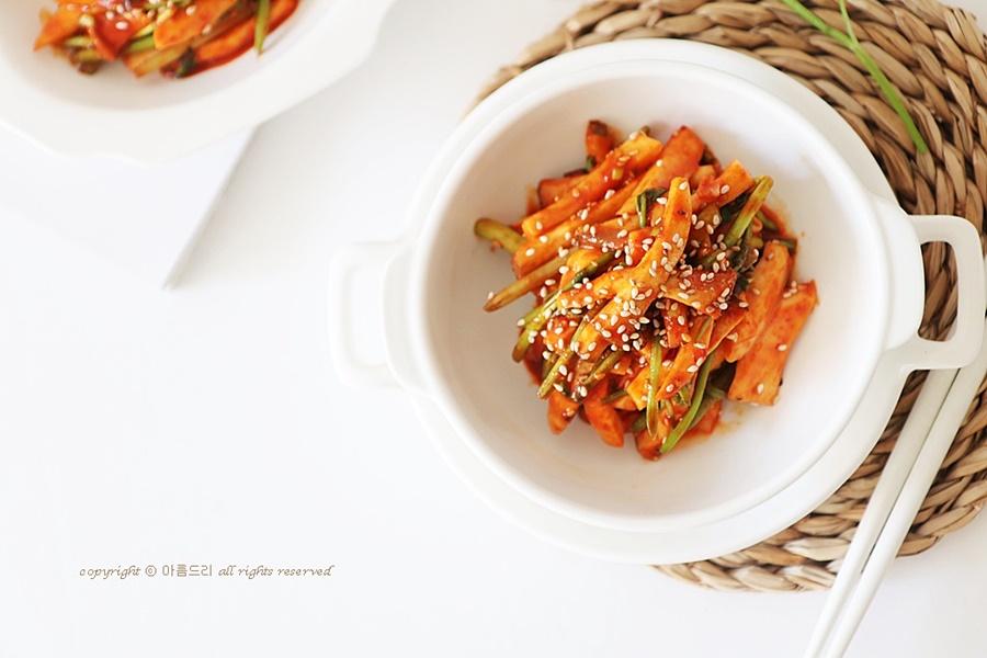 새송이버섯요리! 산뜻하게 즐기는 새송이버섯무침~