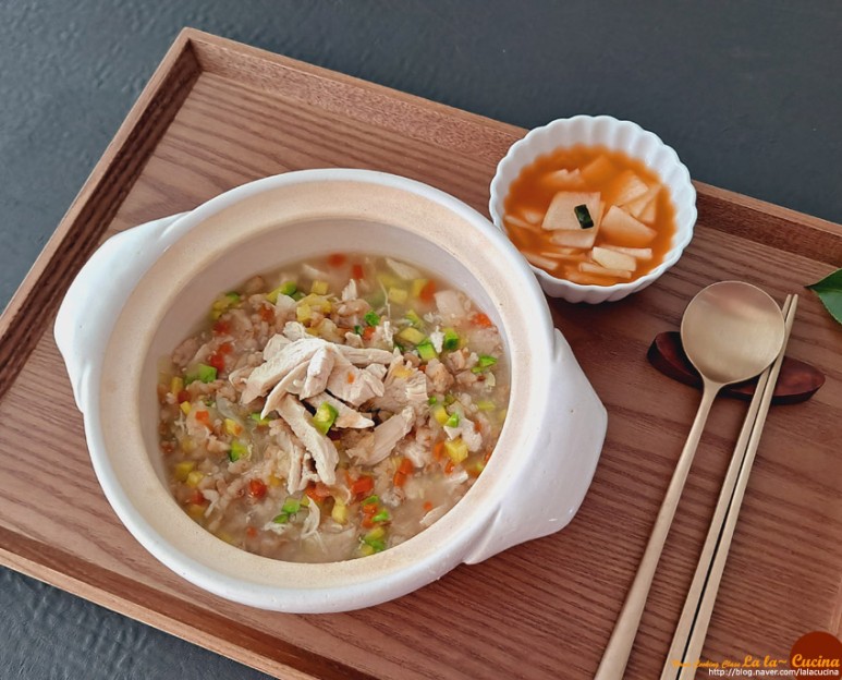 닭죽 끓이는법 누룽지 요리
