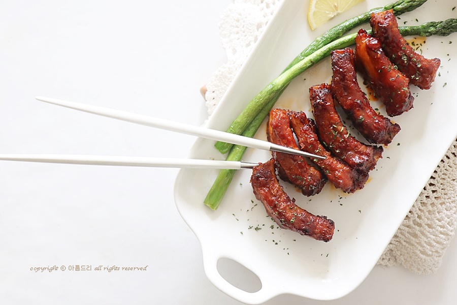 에어프라이어 등갈비구이 맛있게 만드는 법~