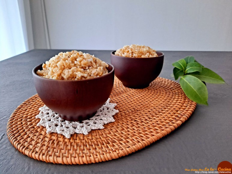 귀리 넣어 현미밥짓는법