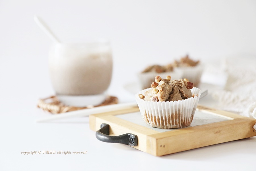 미숫가루 요리! 고소한 간식 미숫가루 호두 머핀 만들기