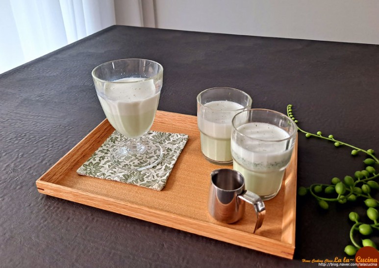 인삼우유 만들기 새싹인삼 먹는법 보관법도 함께~~