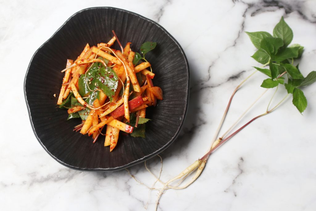 새싹인삼무침 - 새싹인삼요리법