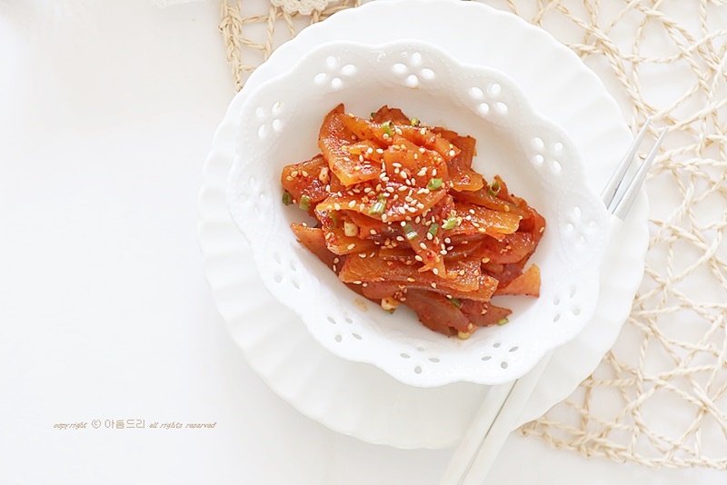 무장아찌무침  ~ 아삭아삭 맛있는 밥도둑 주박장아찌!