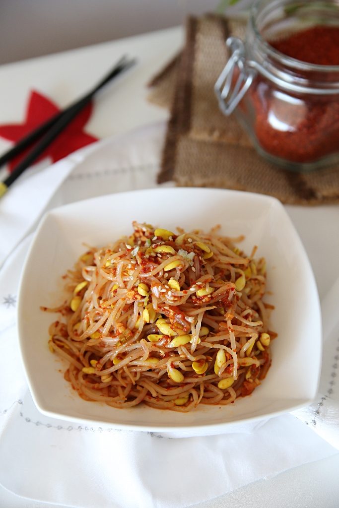 백종원 콩나물무침 레시피 내팁 더한 꿀맛 빨간콩나물무침 나물반찬