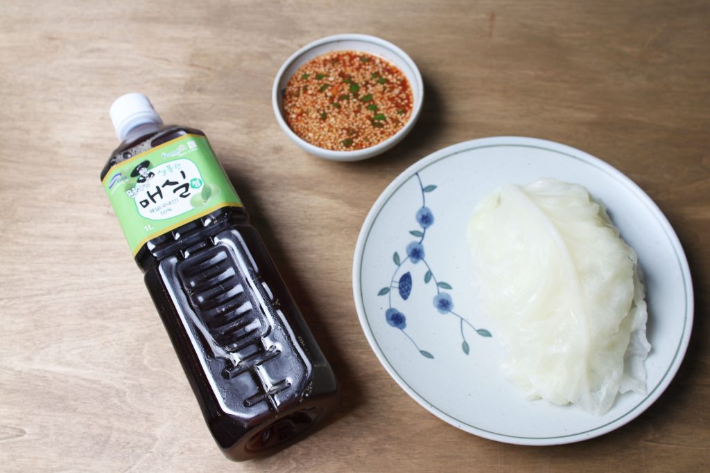 양배추찜, 쌈장 말고 멸치액젓소스