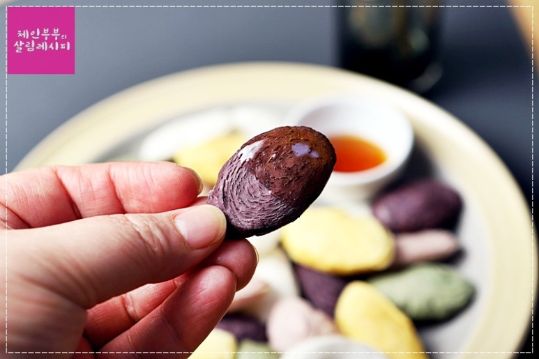 에어프라이어로 오색떡뻥 만들기 /떡국떡요리