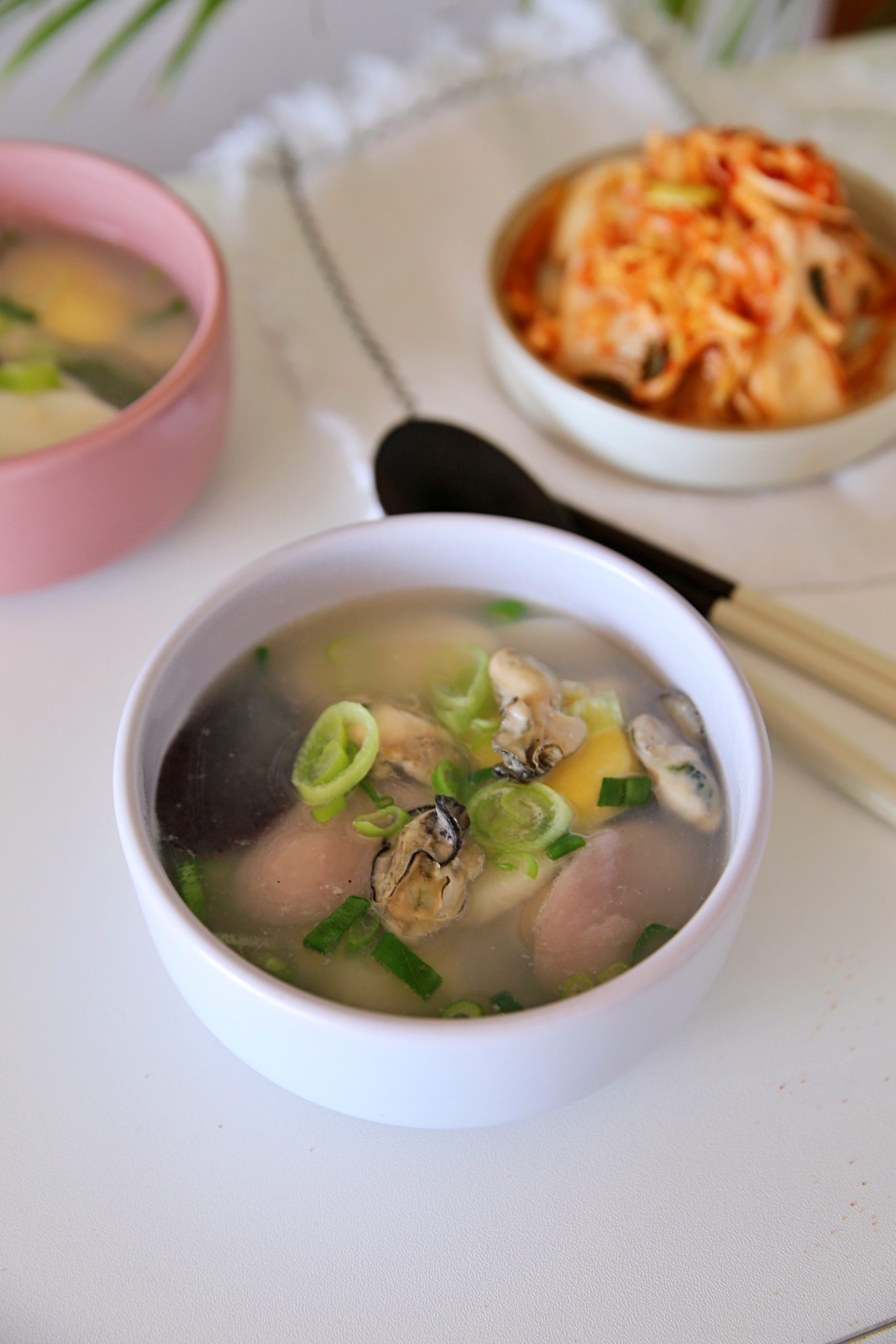 굴떡국 끓이는법 시원한 떡국 레시피