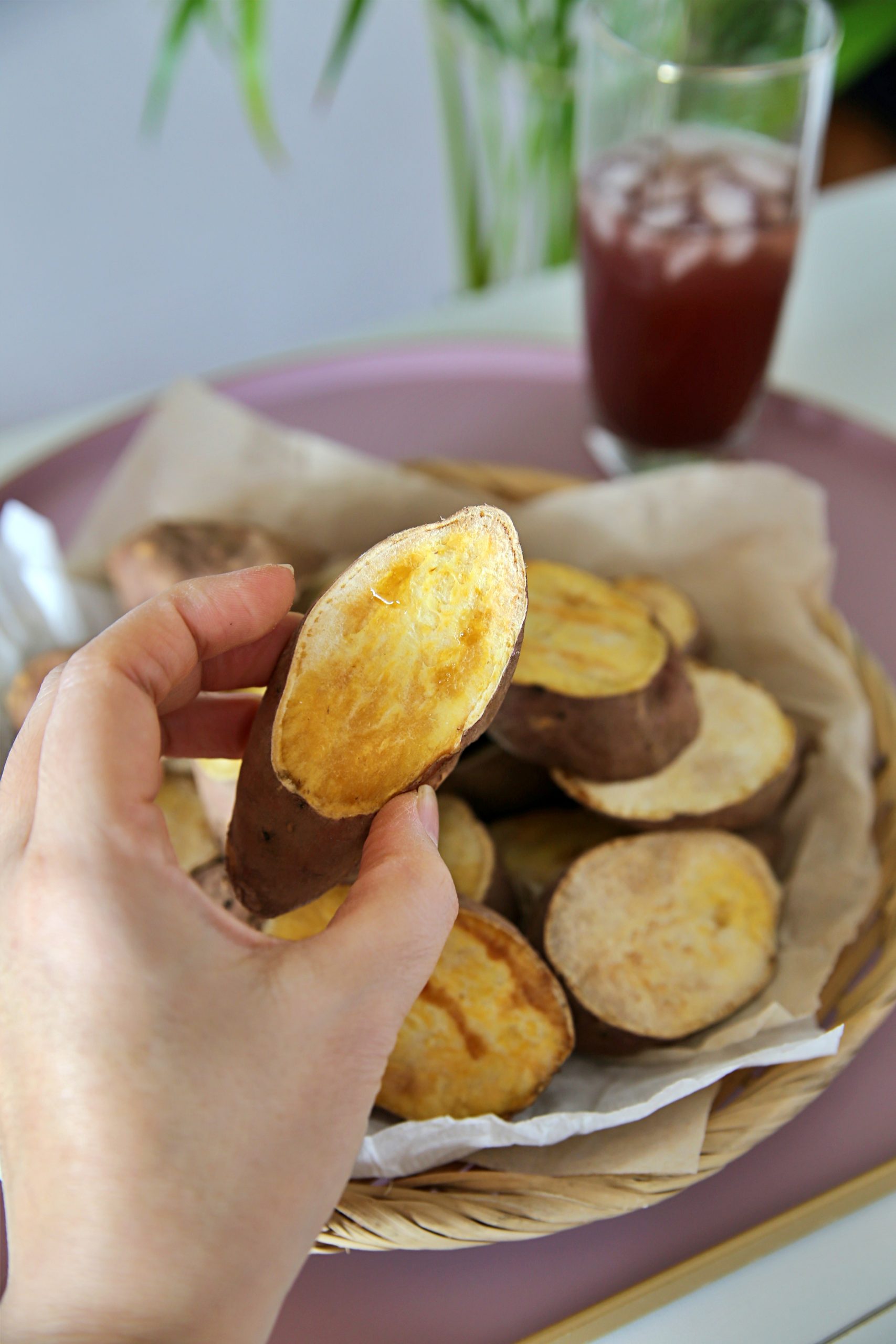 에어프라이어 군고구마 시간 호박고구마로 건강간식