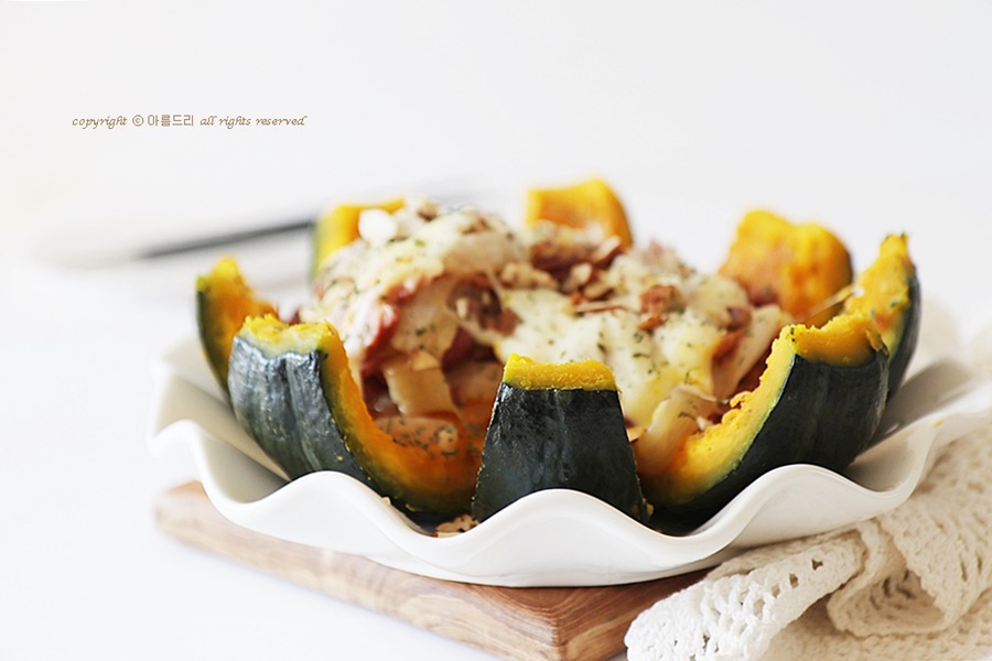 단호박 오리찜 만들기 ! 담백한 훈제오리와 달근한 단호박요리~