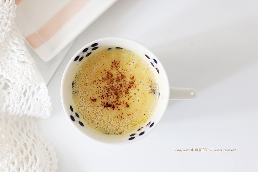 고구마라떼 만들기 ~ 부드럽고 달달한 디저트