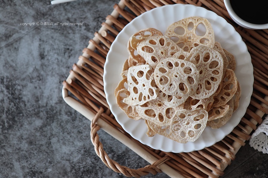 연근칩! 바삭바삭 맛있는 건강 간식 ~ 자이연팜