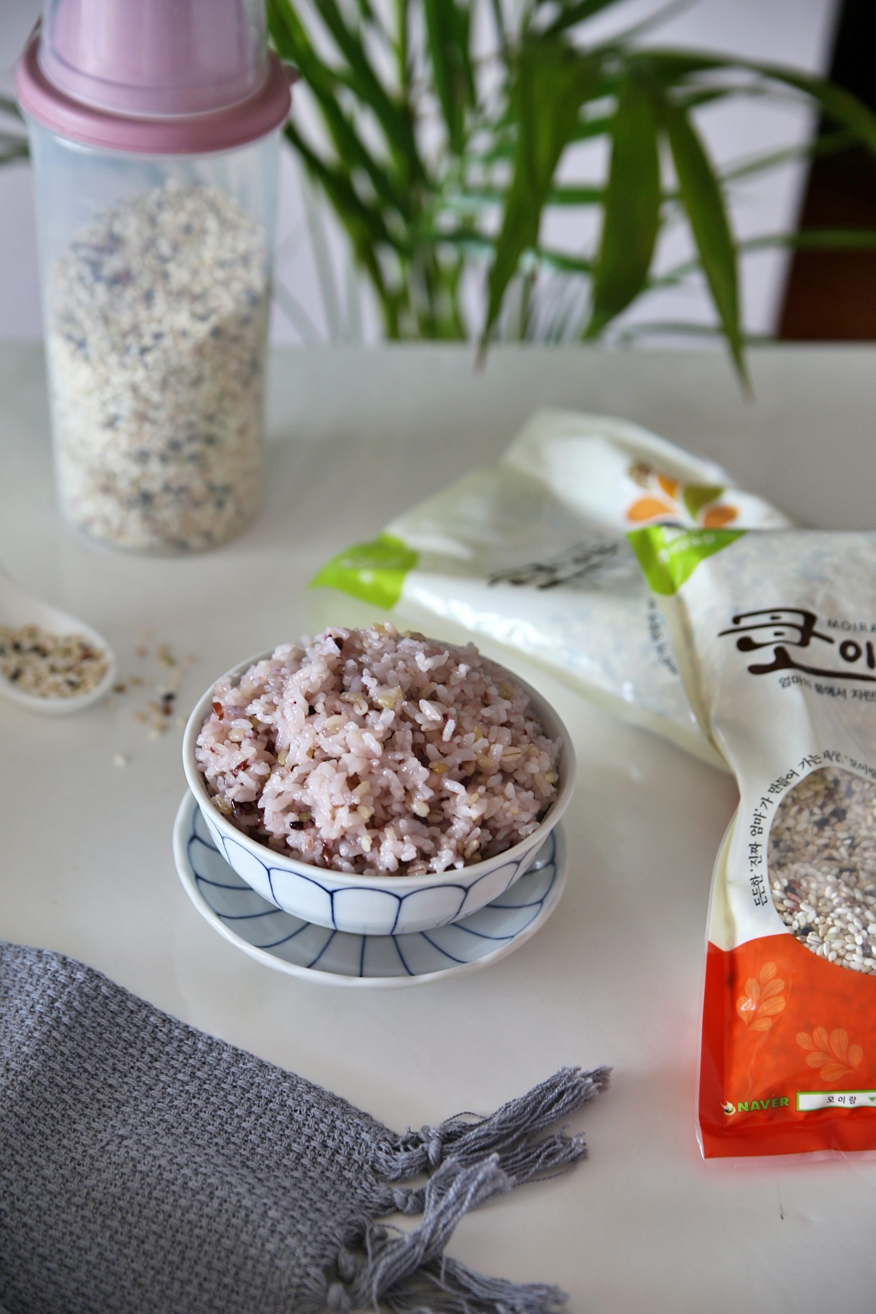 잡곡밥 만드는법 구수한 모이랑 7곡 혼합곡