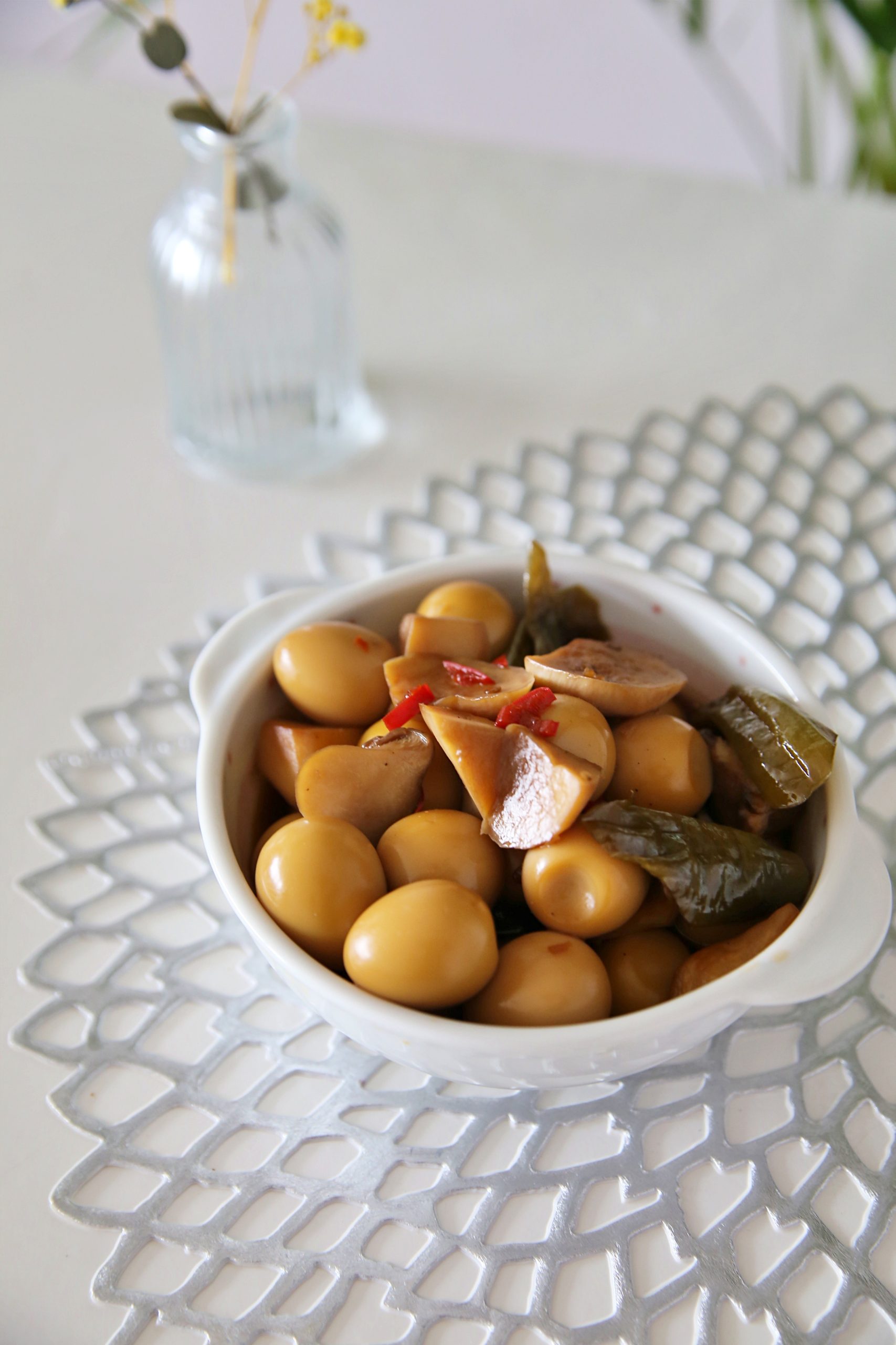 새송이버섯장조림 만드는법 간단 꽈리고추 메추리알장조림