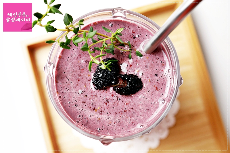 보라색 유혹의 음료 오디라씨 만드는 법 /오디요리