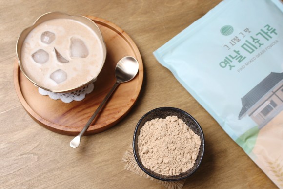 옛날 미숫가루, 미숫가루라떼 만드는 법