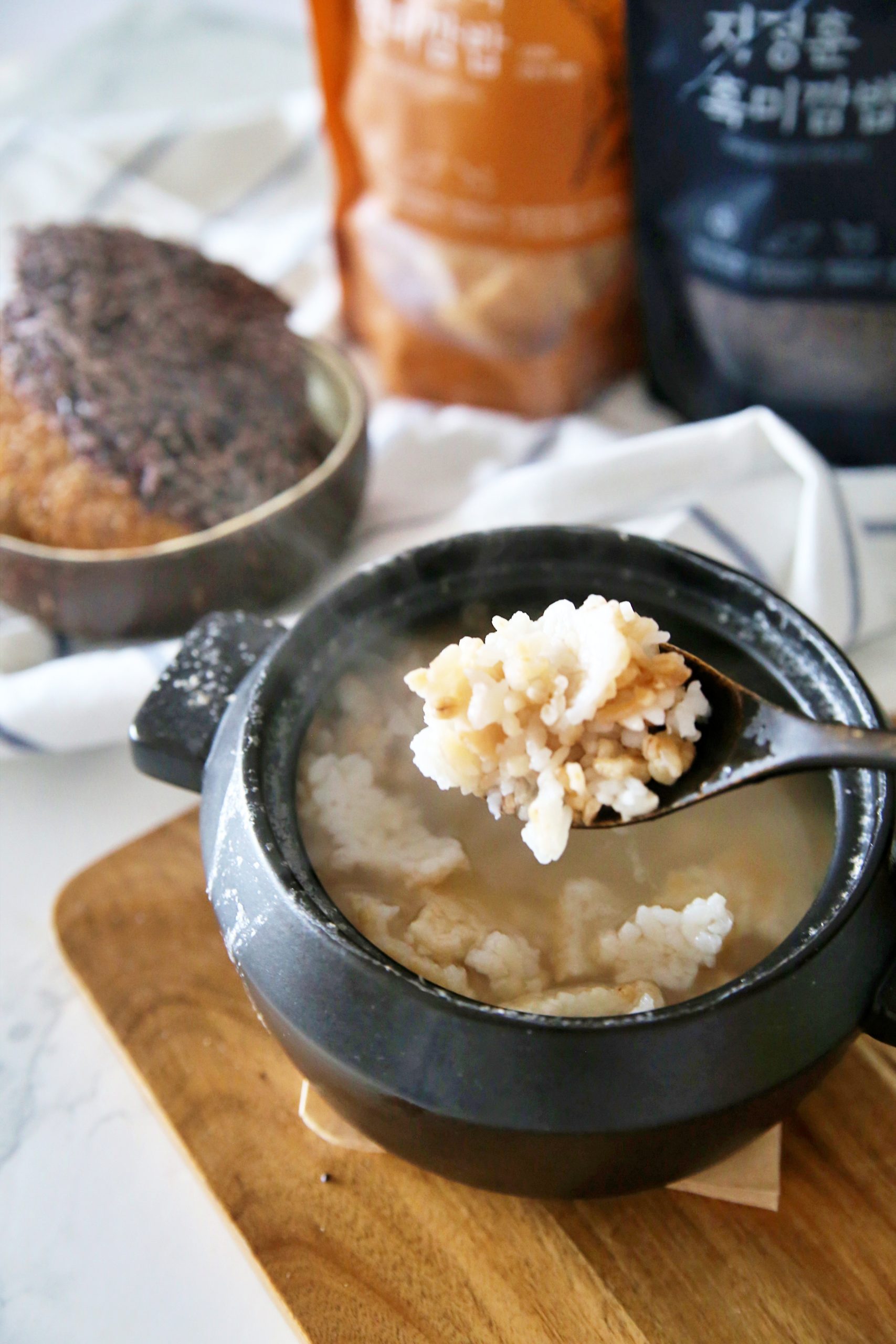 누룽지 끓이는법 속편한 음식 아침식단