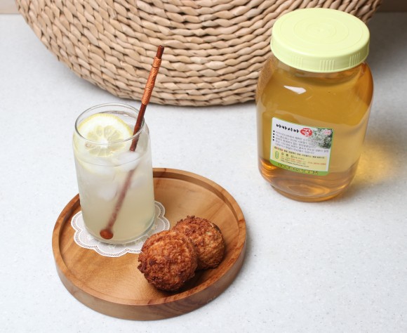 허니레몬에이드 - 아카시아꿀 요리