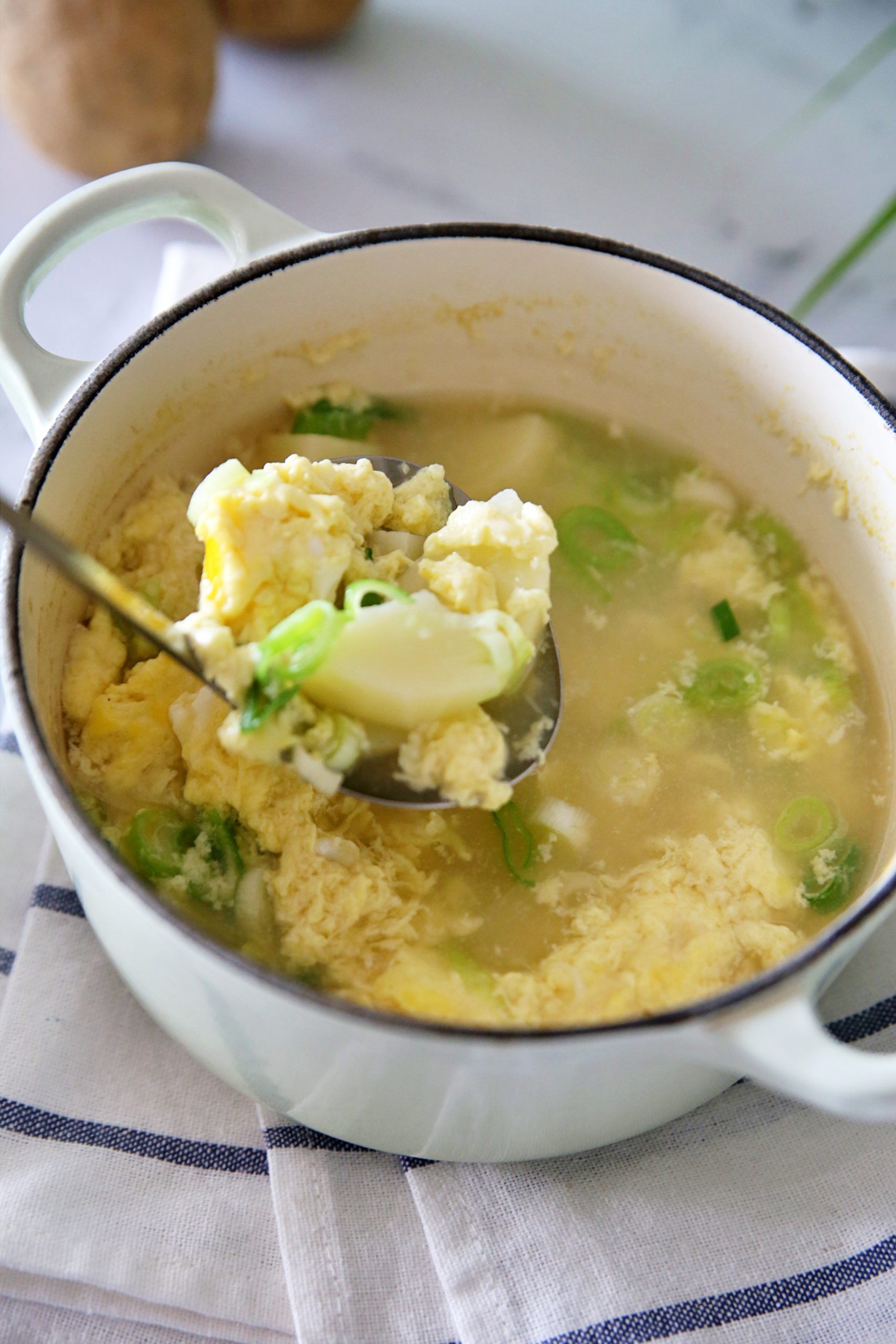 계란감자국 두백 감자요리 맑은 감자국 끓이는법