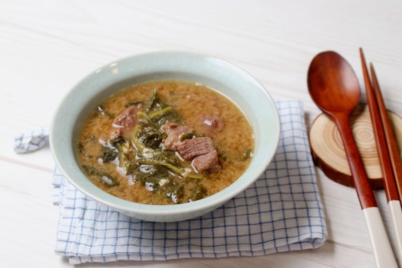 구수한 시래기된장국, 맛있는 재래식 집된장