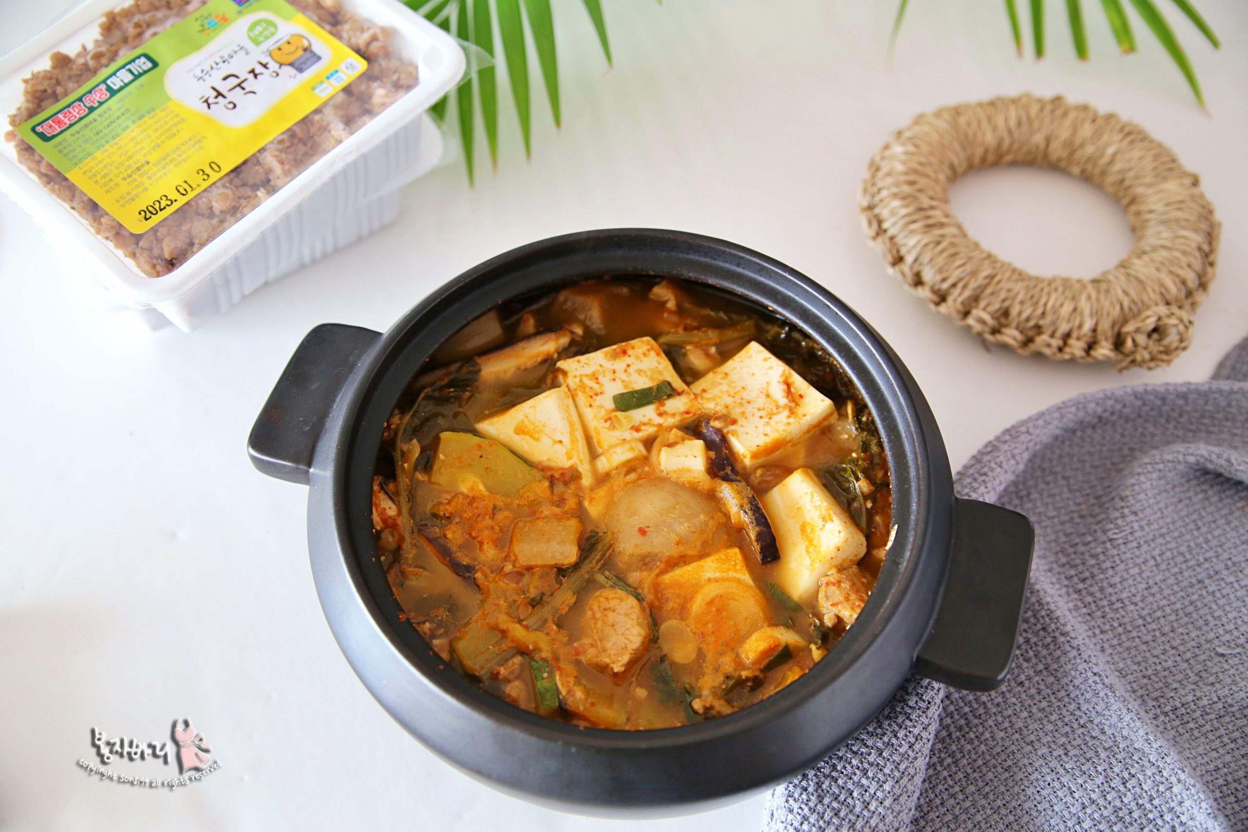 돼지고기 청국장 맛있게 끓이는 법 청국장 재료 김치청국장 레시피