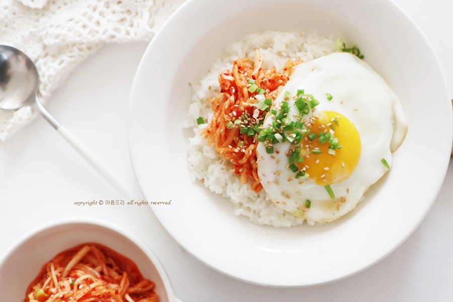 무생채 비빔밥! 초간단, 초간편 맛있는 무생채 만드는법 레시피