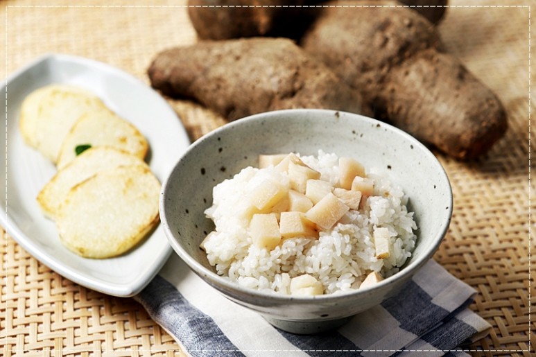 파근파근 맛있고 몸에 좋은 둥근마밥과 둥근마구이