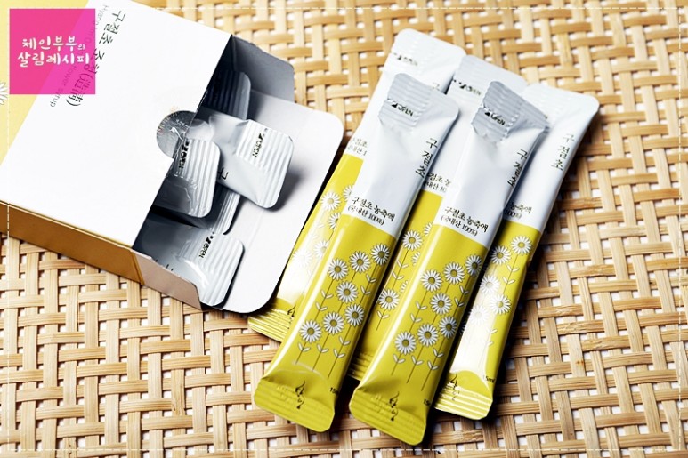 쌉싸름한 매력~ 구절초 조청 스틱