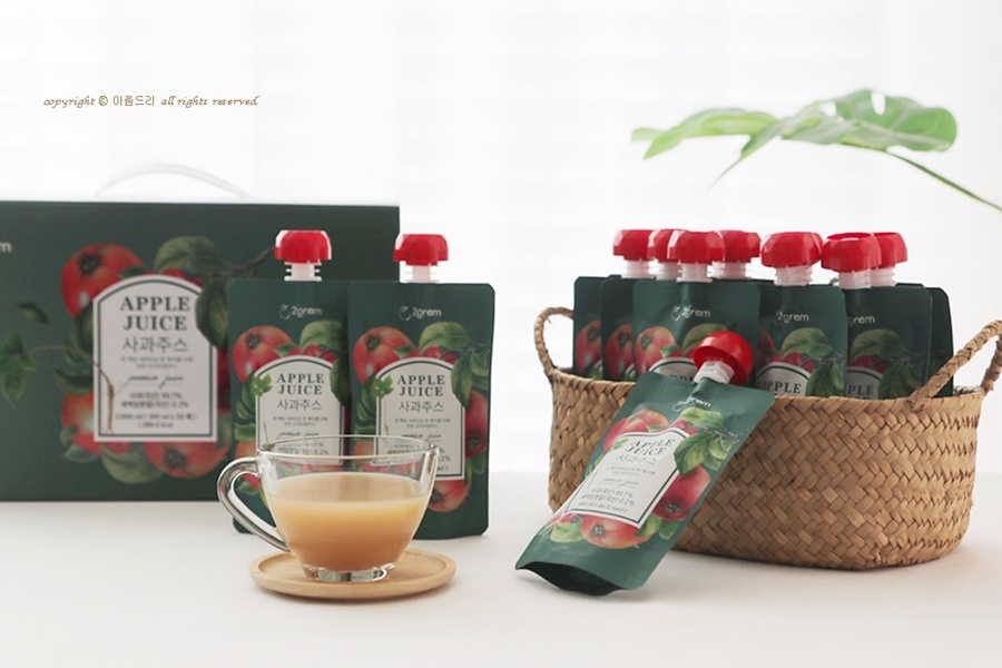 2gram 사과주스 ! 새싹인삼까지 더한 프리미엄 과채주스~