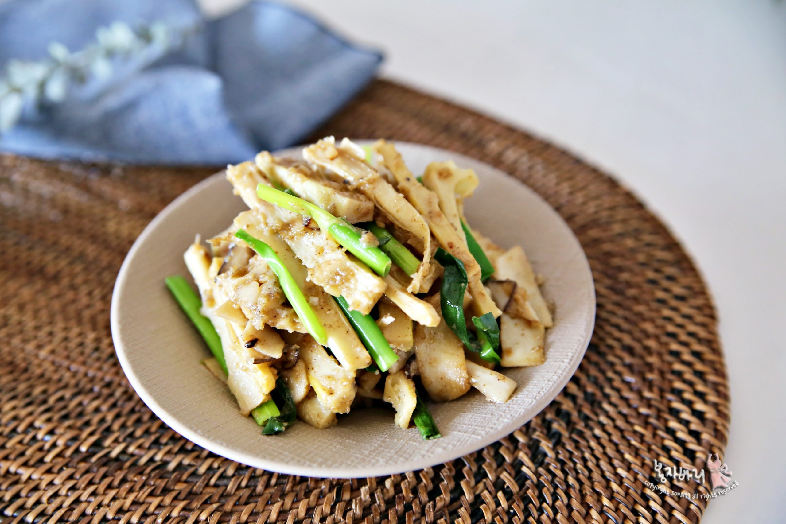 죽순볶음 죽순 들깨볶음 죽순나물 만들기 냉동죽순요리 삶은 죽순 요리