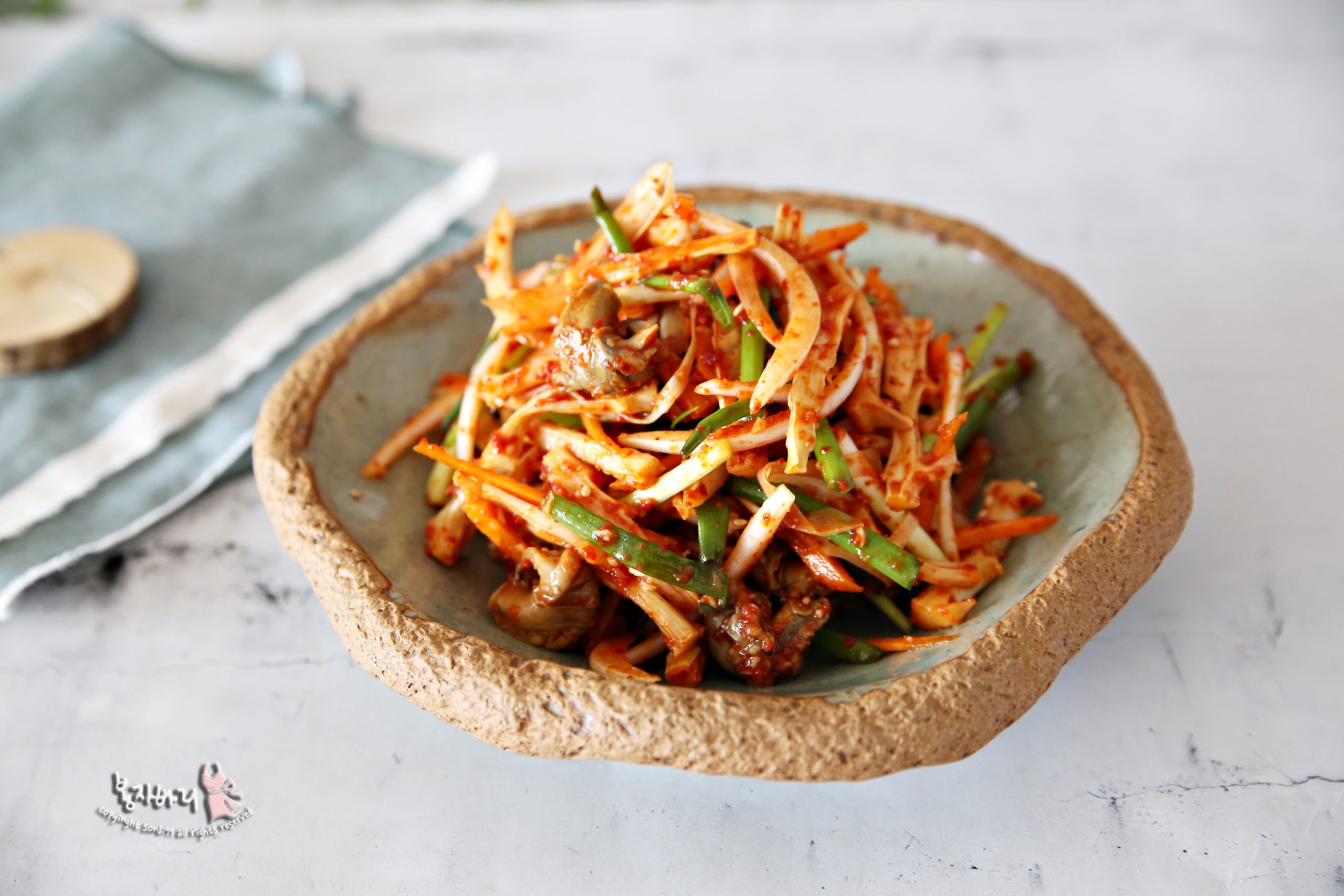 죽순무침 만들기 죽순초무침 황금레시피 여름반찬