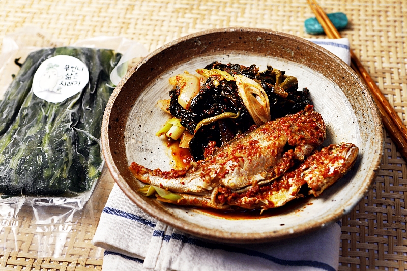 감칠맛 최고! 시래기조기조림 만드는 법 /시래기요리 /참조기요리