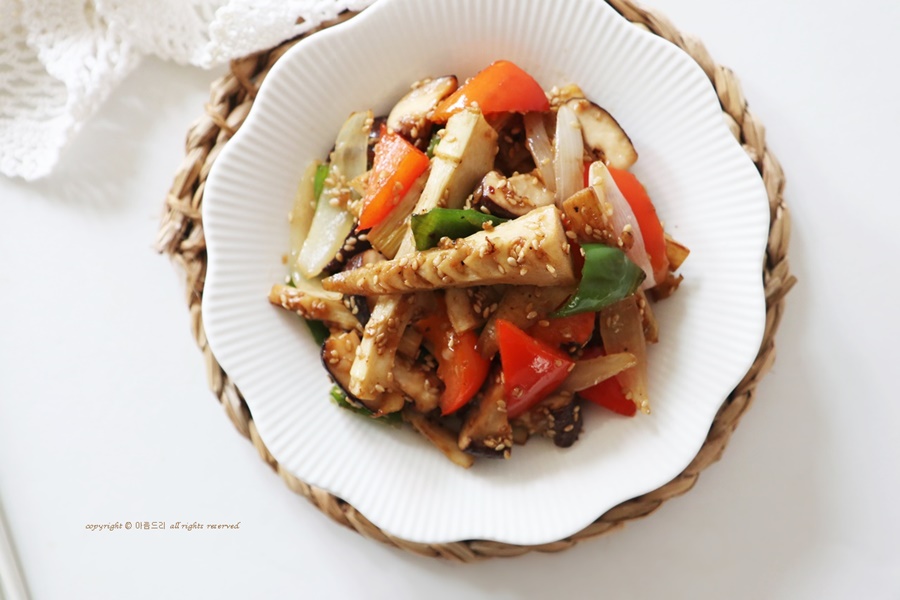 죽순볶음 ! 삶은 죽순요리 죽순 레시피 냉동죽순요리~