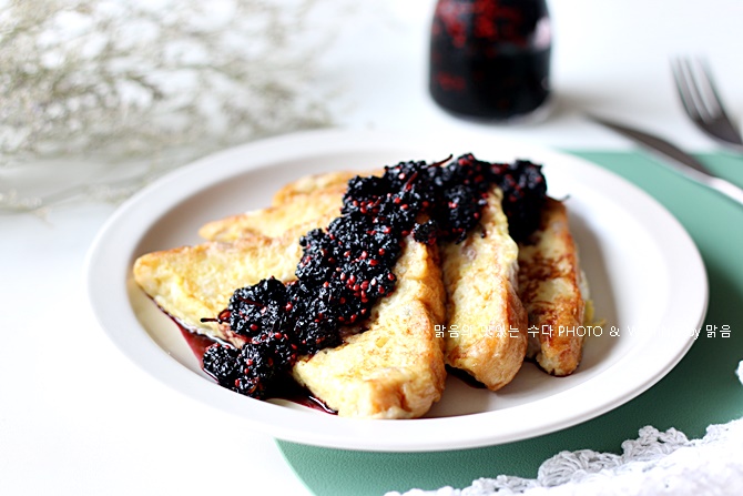 오디 콩포트&프렌치토스트 만들기, 오디요리 콩포트 만드는 법