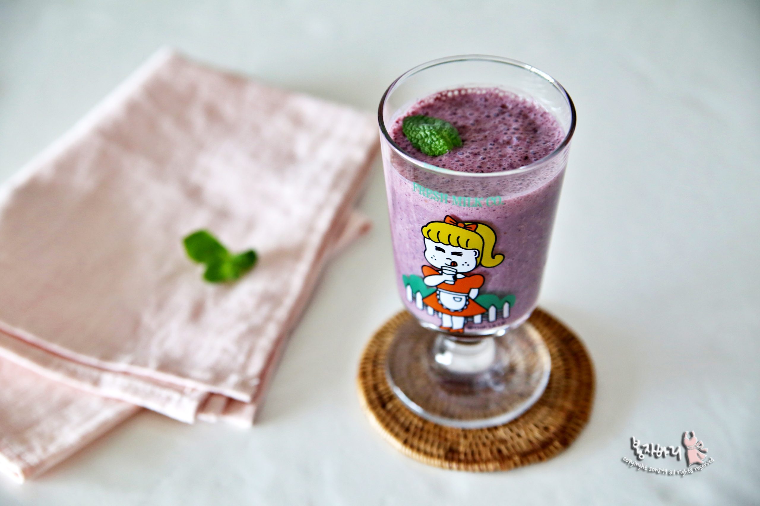 스무디 만들기 다이어트 스무디 레시피 오디스무디 오디먹는법