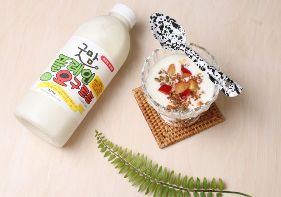 플레인요구르트, 좋은걸로 골라 마셔요.